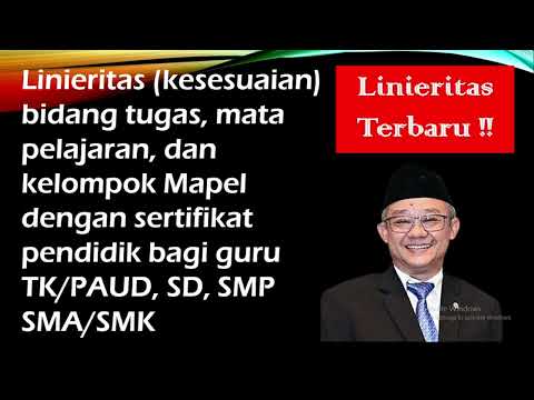 Linieritas (Sertifikat Pendidik) Terbaru Bagi Guru Tertentu Tahun 2025