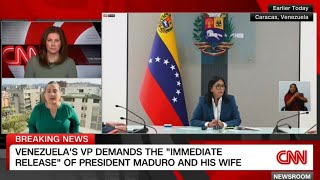 Venezuela VP Demands Immediate Release of Maduro and His Wife After U.S. Capture