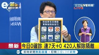 #三立最新 連7天無確診!疫情趨緩將鬆綁民眾防疫措施 指揮中心今公布實聯制作法│【LIVE大現場】20200528│三立新聞台