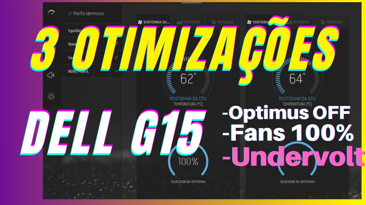 3 Otimizações para fazer antes de jogar no seu Dell G15 | Undervolt RTX 3060