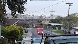 South San Francisco Fire Dept. R61 Responding