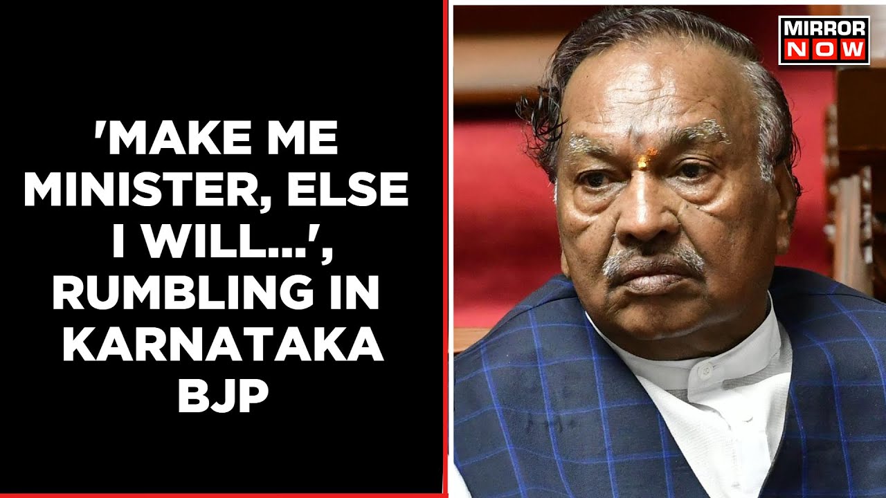 Rumblings With Karnataka BJP Before Assembly Elections; KS Eshwarappa Skips Meet | English News