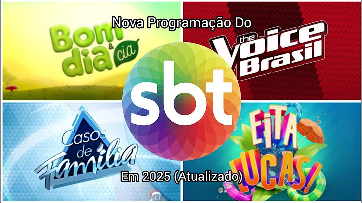 Nova Programação Do SBT Em 2025 (SIMULAÇÃO) (ATUALIZADO)