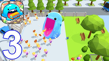 Super Slime - Black Hole Game - Gameplay Walkthrough Part 3 Slime Upgrade New Levels (iOS, Android)