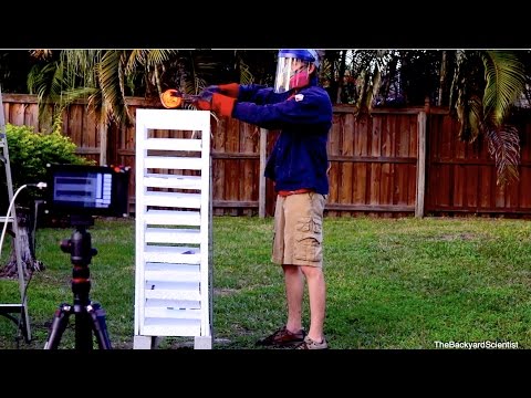 Red Hot Cannonball vs Styrofoam Tower