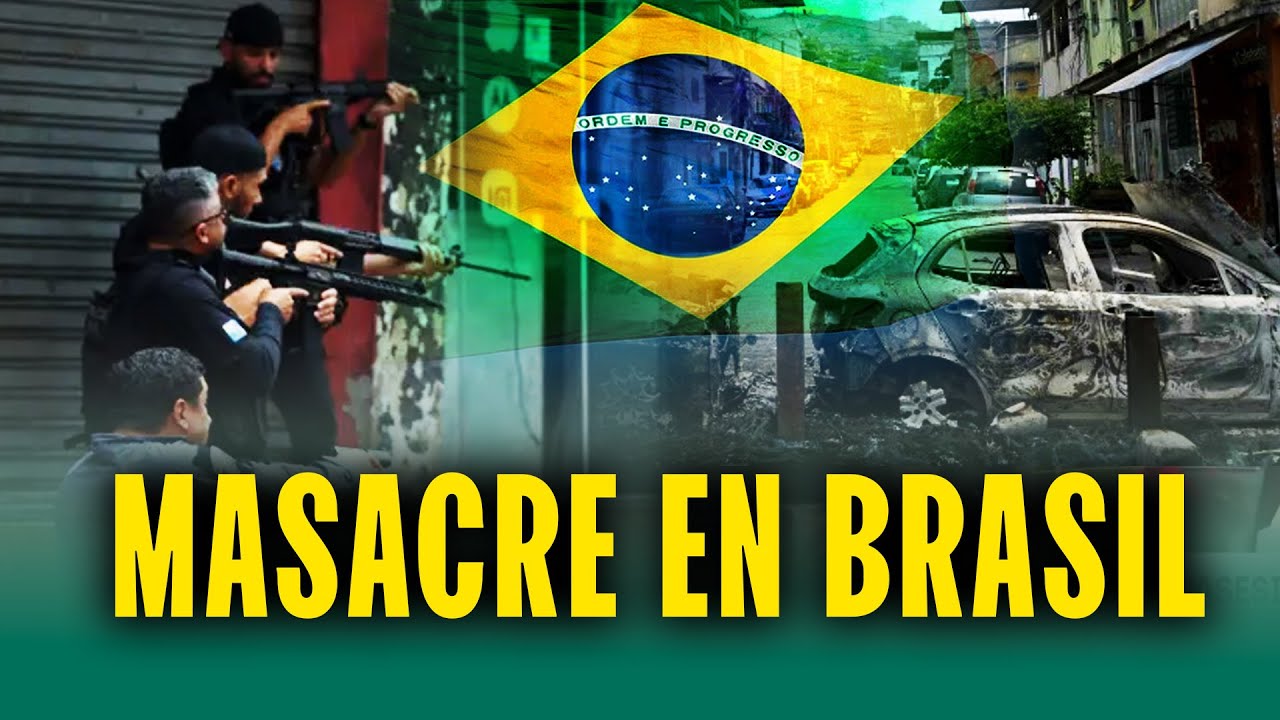 Combate en Río de Janeiro contra el Comando Vermelho: Una masacre en Brasil