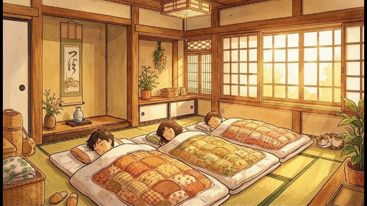 Cozy Ghibli Day at Grandma's Home | Ghibli Style Video | Ghibli Soft ...