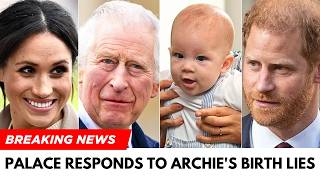 “IT WAS A COVER-UP!” Buckingham Palace BREAKS SILENCE after Harry & Meghan’s Archie birth claims