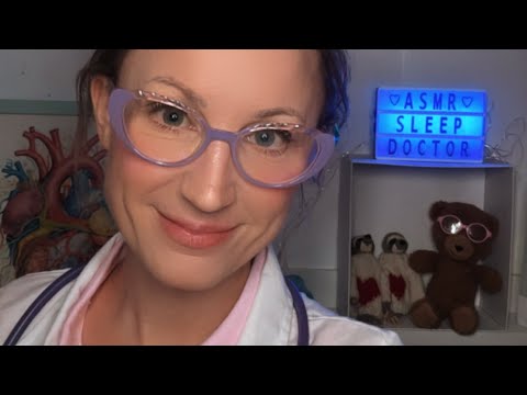 👩🏻‍⚕️ SLEEP DOCTOR ASMR fall asleep fast tingly triggers lights anxiety and stress relax insomnia