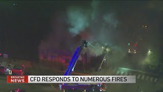 CFD responds to numerous fires