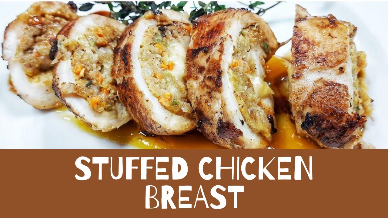 Stuffed Chicken Breast Recipe Youtube