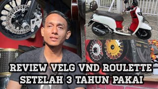 review velg vnd roulette scoopy setelah 3 tahun pemakaian