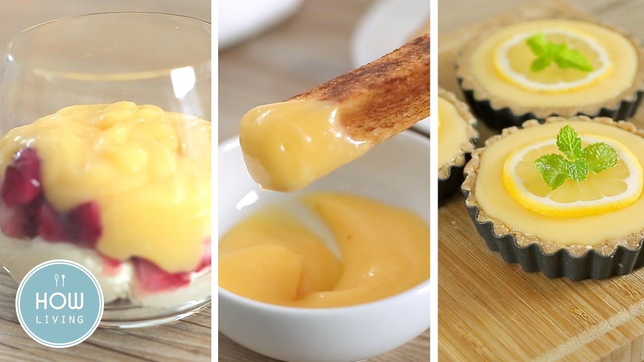 料理訣竅 百搭美味檸檬卡士達醬檸檬塔帕菲lemon Custard Howliving美味生活 Youtube Food Desserts Custard