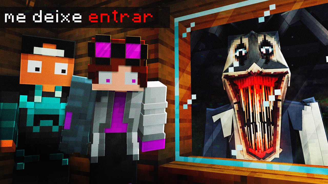 sobrevivendo a JESTER STALKER no MINECRAFT
