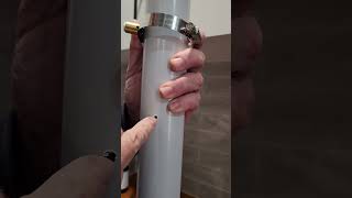 how to change a broken drain clamp on an undersink reverse osmosis water filter