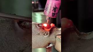 Tig cold welding process #welding #tigwelding #weldwheels #weldingprocess #youtubeshorts #diy #tig