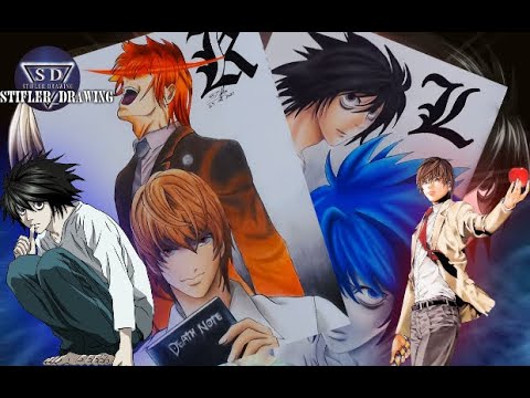 How-to-draw-L-(Ryuzaki)-from-Death-Note, متعة الرسم