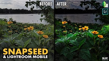 Dramatic Light Effect in SNAPSEED and LIGHTROOM MOBILE (free version) | Android | iPhone