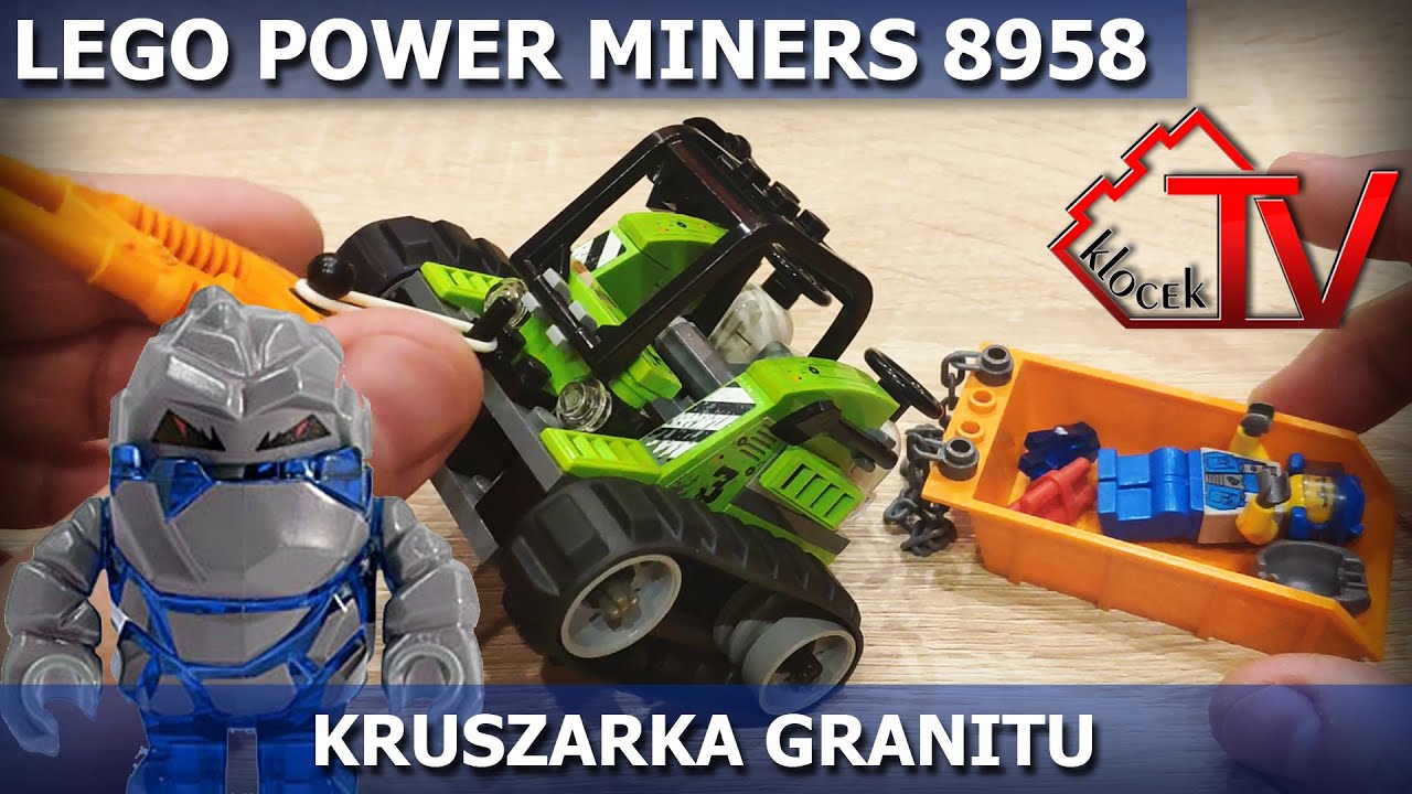 Go Go Power... Recenzja Lego Power Miners 8958 Kruszarka granitu