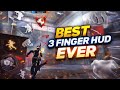 Best 3 Finger HUD Ever |বেস্ট ৩ ফিঙ্গার সেটিংস | HUD Code | Free Fire | 4 Flag Gamer HUD|