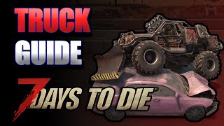 Updated 2024 4X4 Truck Guide In 7 Days To Die 1.0