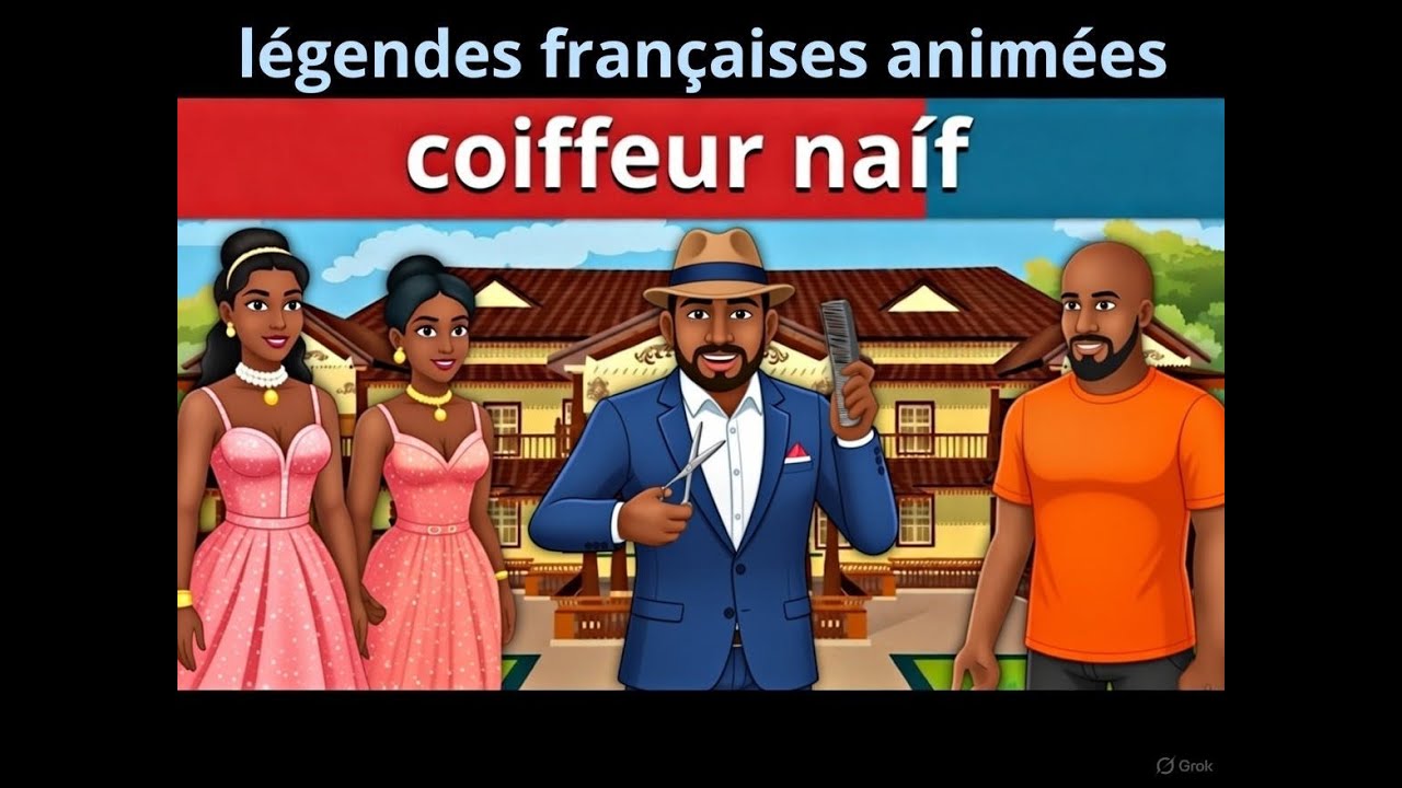 Le Coiffeur Naïf  Histoire Pour Les Petits, Légendes Françaises Animées