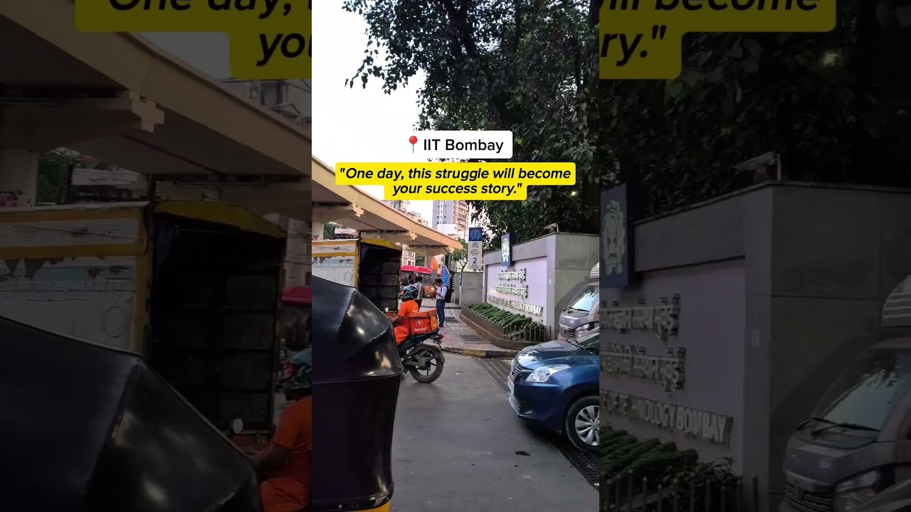 Never give up💯🔥|📍IIT Bombay Main gate | 