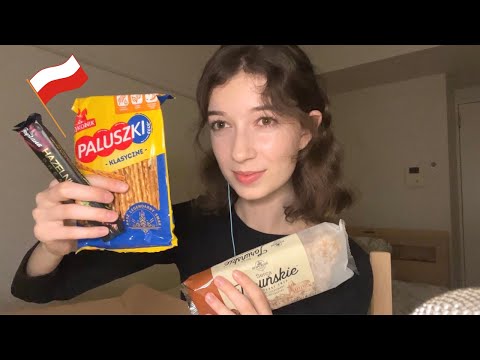 ASMR trying Polish snacks 🍭