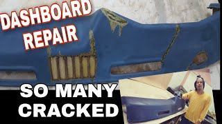 Cracked Dashboard Repair - Padded Dashboard 