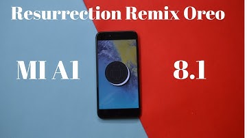 Resurrection Remix Oreo 8.1 for MI A1 !!!!!