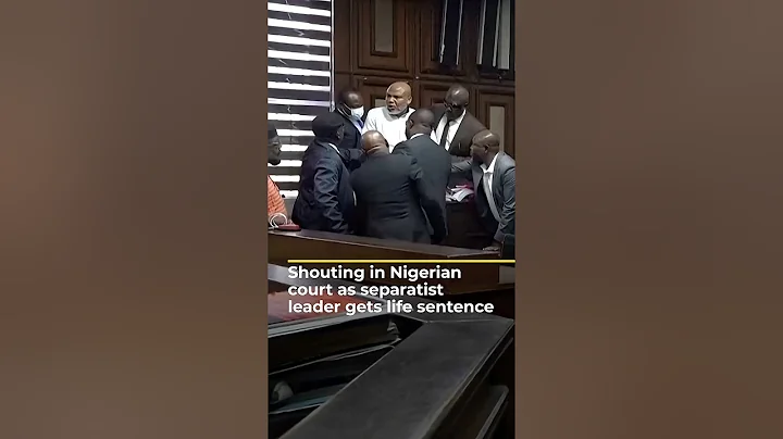 Separatist leader Kanu sentenced to life in prison in Nigeria | AJ #shorts