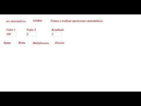 Operaciones básicas en Visual basic