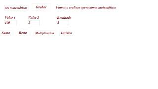 Details Operaciones básicas en Visual basic Guide