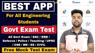 All Engineering Govt Exam/SSC/RRB/Campus Placement Mock Test Best Free Application | Edepto App | screenshot 5