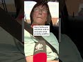 Wildfire evacuee saw 'flames all night' #shorts