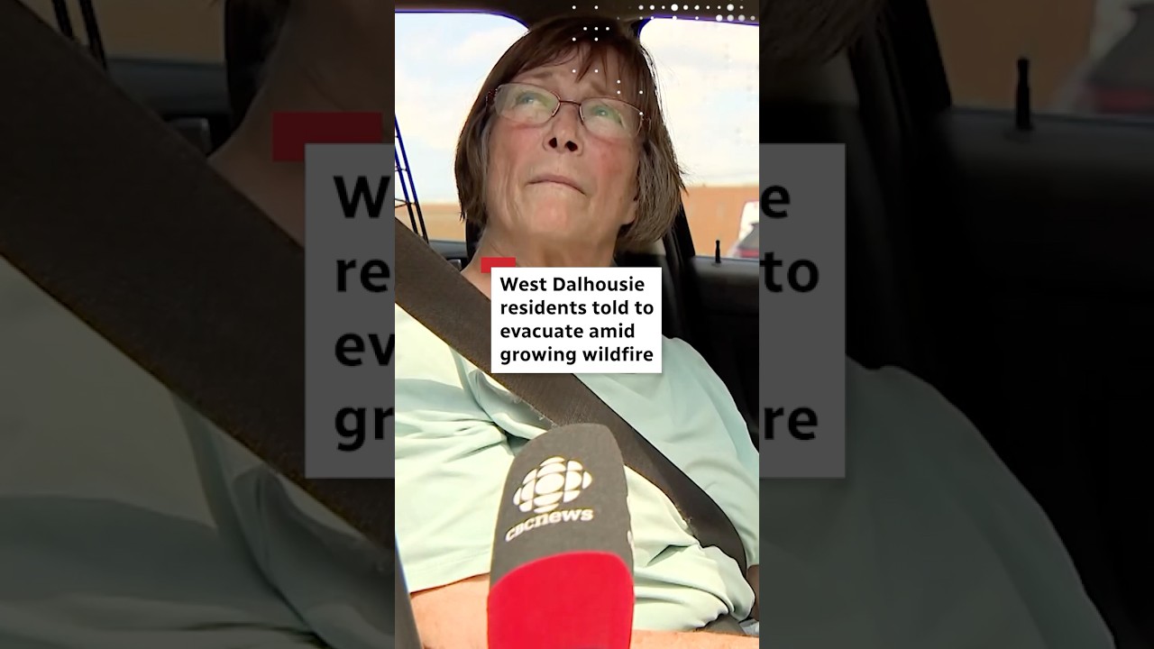 Wildfire evacuee saw 'flames all night' 