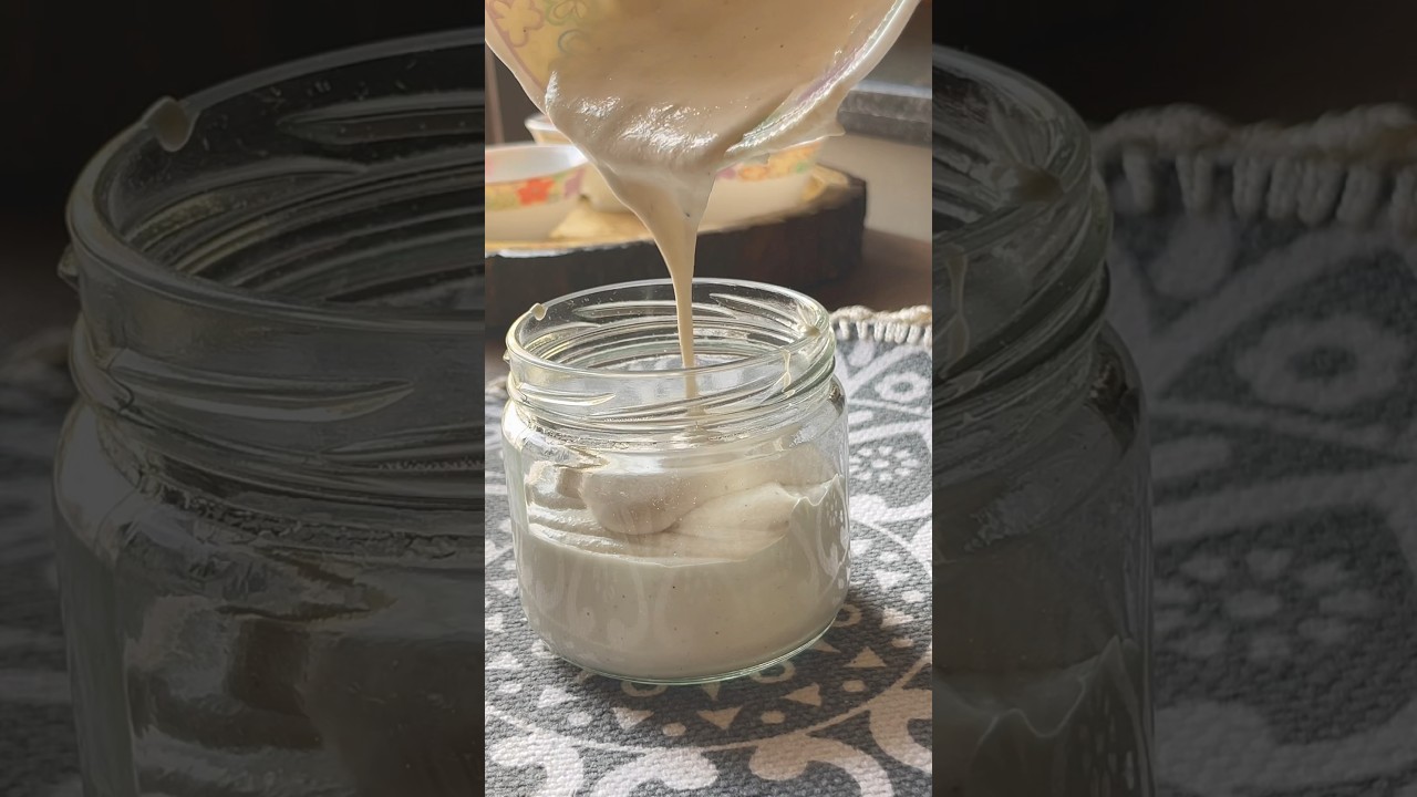 Homemade healthy eggless mayonnaise! 