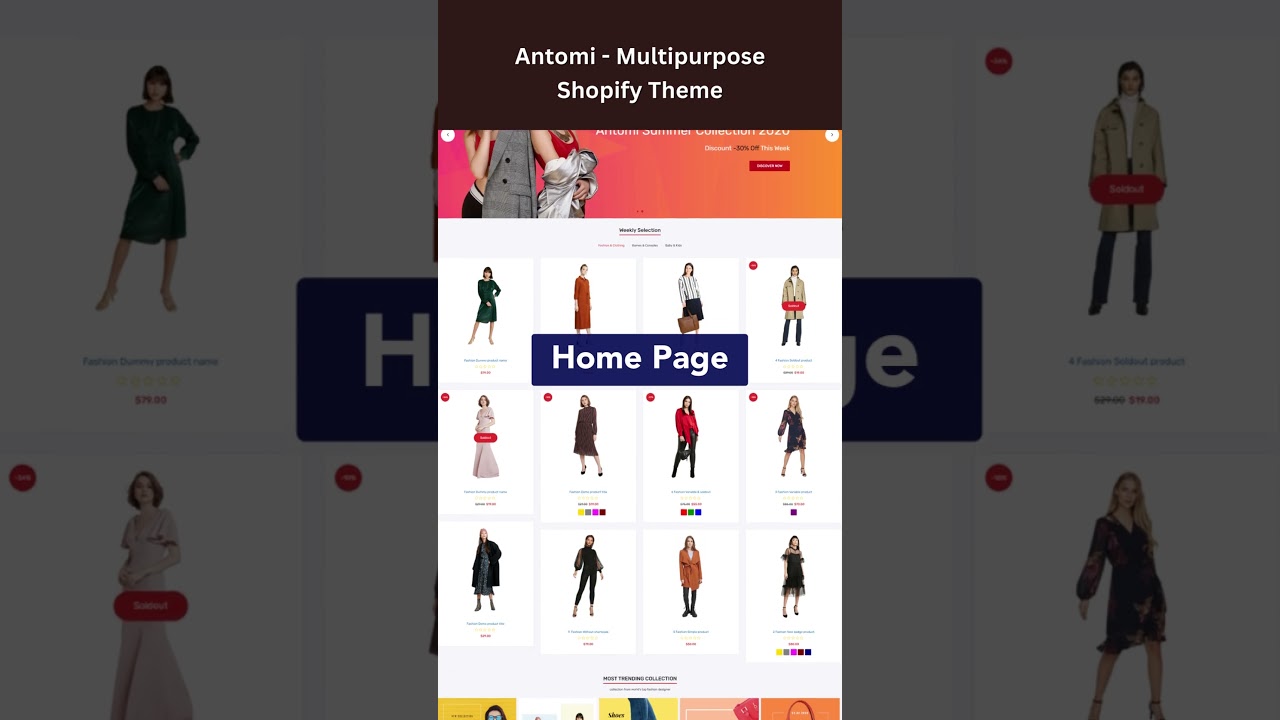 Antomi - Multipurpose Shopify Theme 