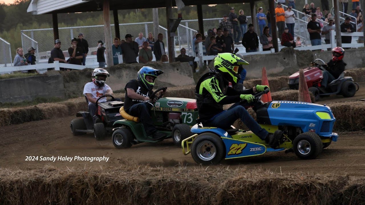 Unedited Lawn Mower Racing – Super Modified Feature | Track-Cam in ...