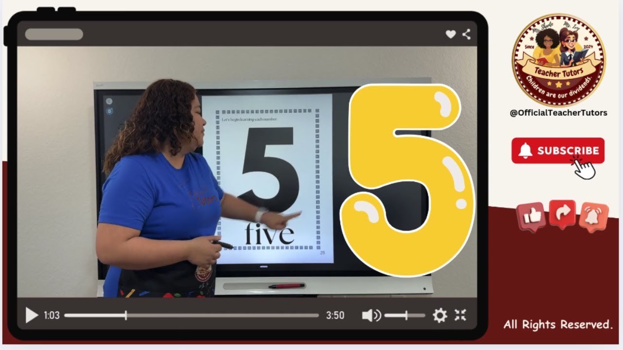 🔢 Learn Number 5! | Fun Counting for Kids | Educational Playlist 🎉 ...