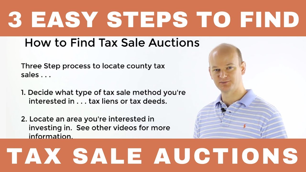 3 Easy Steps to Find Tax Sale Auctions - YouTube