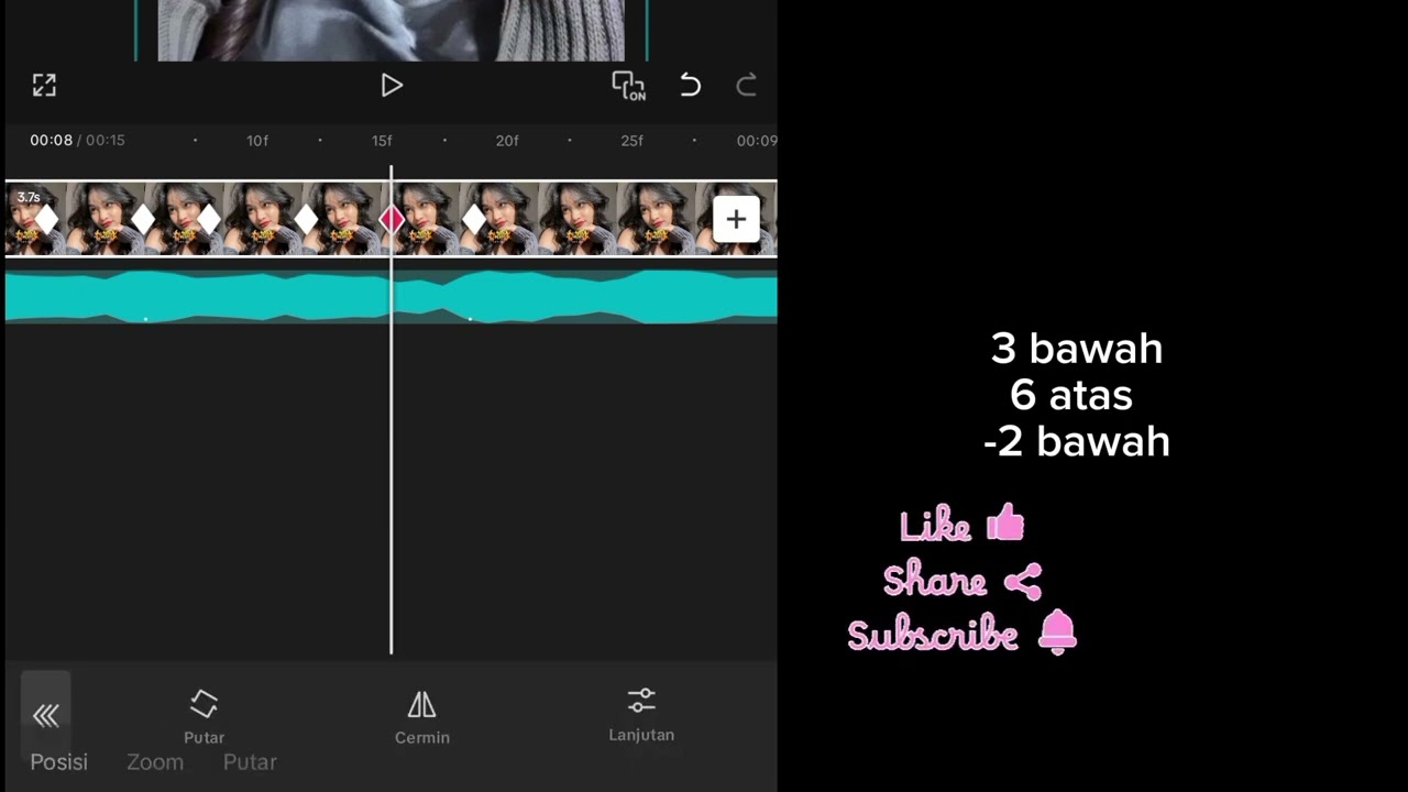 TUTORIAL EDIT TEMPLATE CAPCUT JJ TIPIS TIPIS