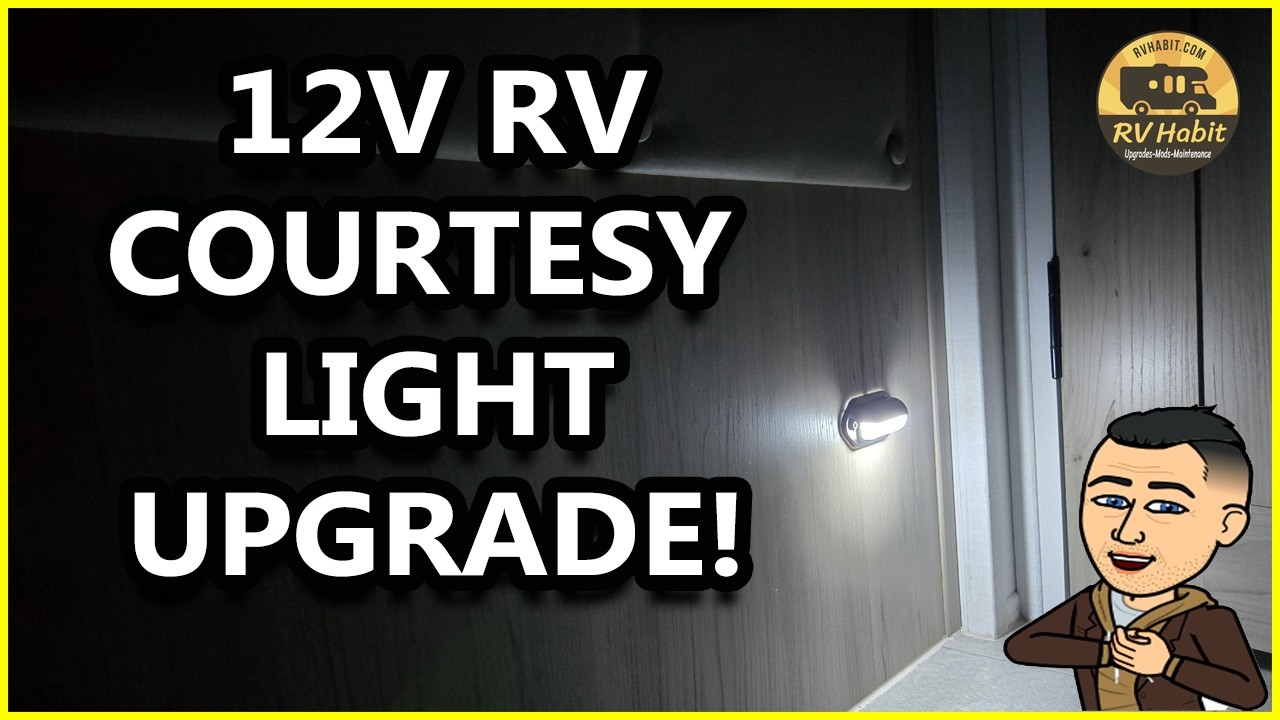RV Courtesy Light Install! Adding 12V Nightlights for Safer Walking | DIY, Simple Wiring, Easy Tools