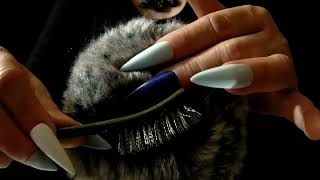 Slow ASMR | Fluffy Mic Scratching and Ultra Crisp & Snaggy Brushing w/ Metal Brush & Combing