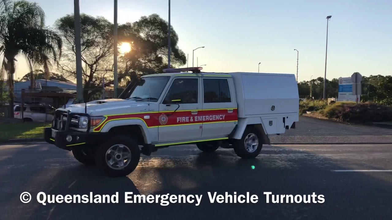 QFRS MU82 Responding Code 30 Mountain Rescue, Glasshouse Mountains