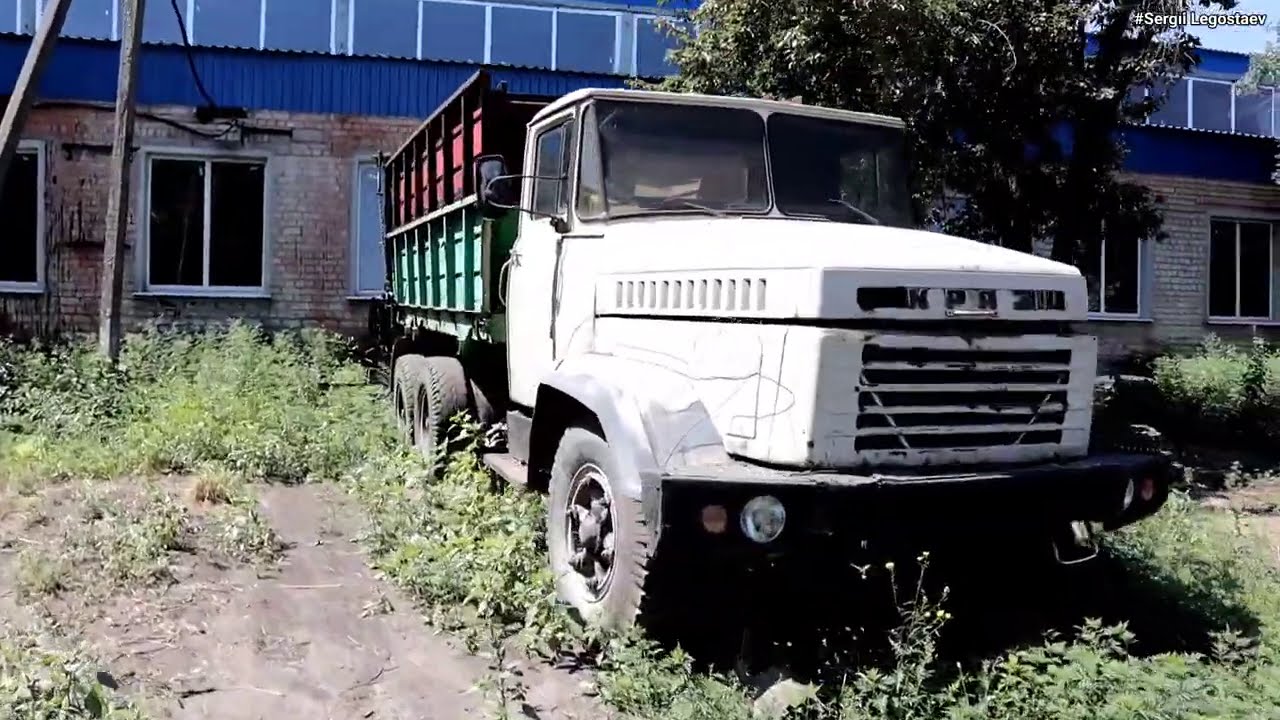 Розкидач ПРТ на Краз, косарка із ДВШ своїми руками. - YouTube