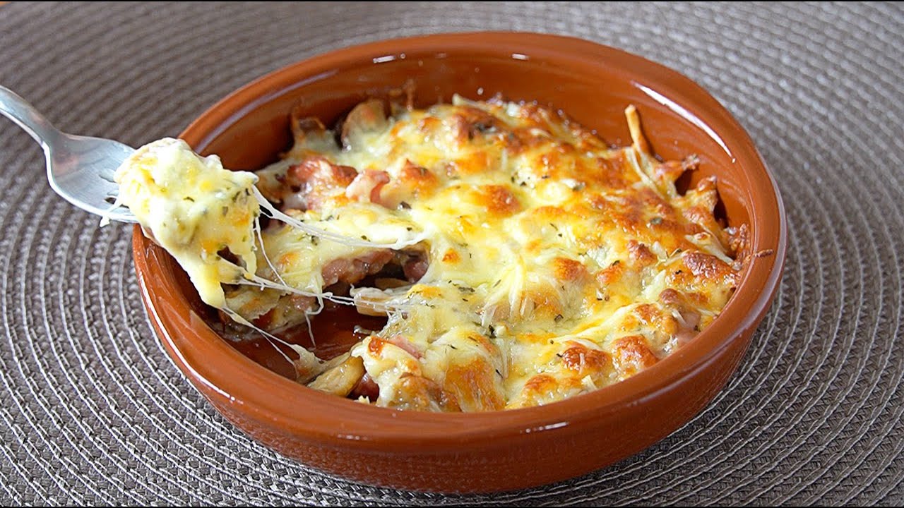 😱 NUNCA HE COMIDO CHAMPIÑONES TAN RICOS❗️Cazuela de champiñones al horno con jamón y queso