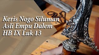 Keris Nogo Siluman Asli Empu Dalem HB IX Luk 13 | RM. Ashraff Sigid | Kolektor Keris