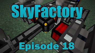Minecraft- SkyFactory [18] Transfer Node!