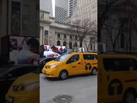 Free Palestine Mobile Billboard